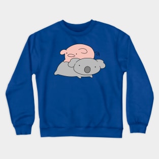 Koala and Little Pig Crewneck Sweatshirt